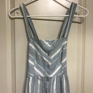 Blue Striped Dress